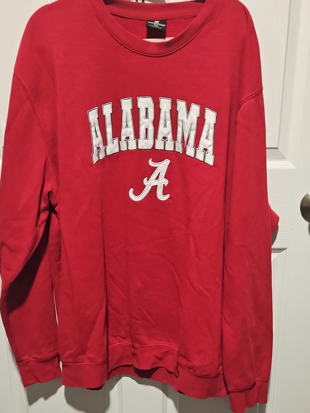 Colosseum Red Alabama Crimson Tide Crewneck Sweatshirt Size 3XL